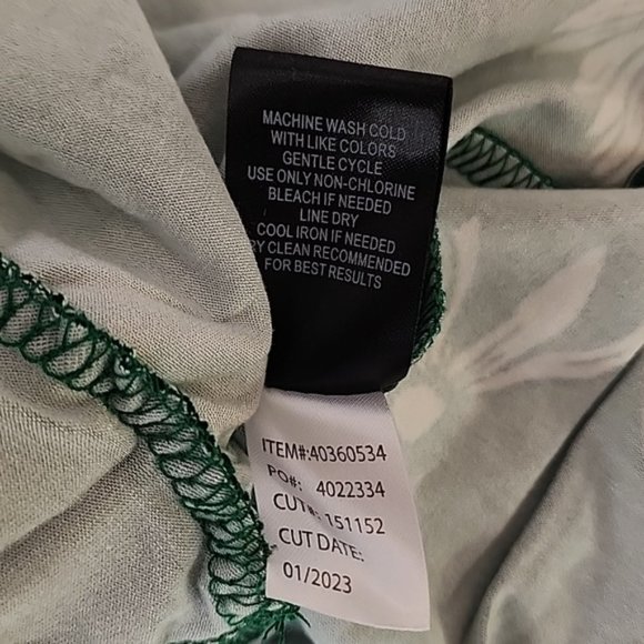 Torrid - Super Soft Tie Front Keyhole Babydoll Top in "Green Jacket" - Picture 8 of 12